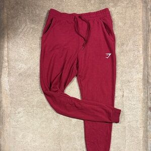 Gymshark Deep Red Joggers